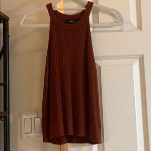 Theory sweater tank top. Orange. Size small.
